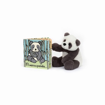 Jellycat If I Were A Panda and Harry Panda Cub Small | GAZT-80971